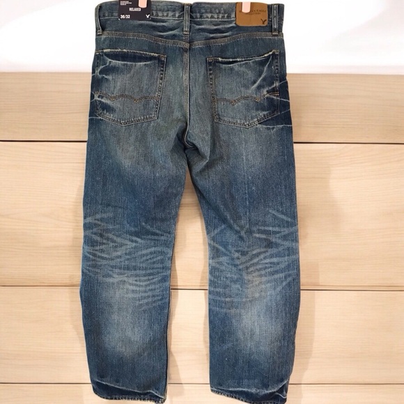 American Eagle Outfitters Other - NWT Vintage American Eagle Relaxed Fit Jeans Size 36x32 Medium Rugged‎ Destroy
